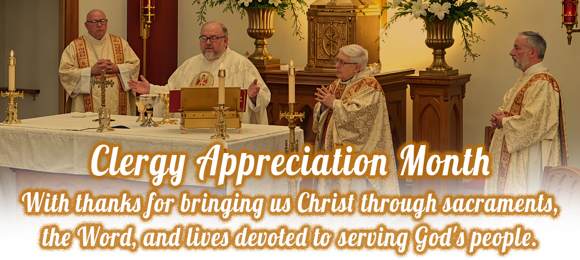 Clergy appreciation month